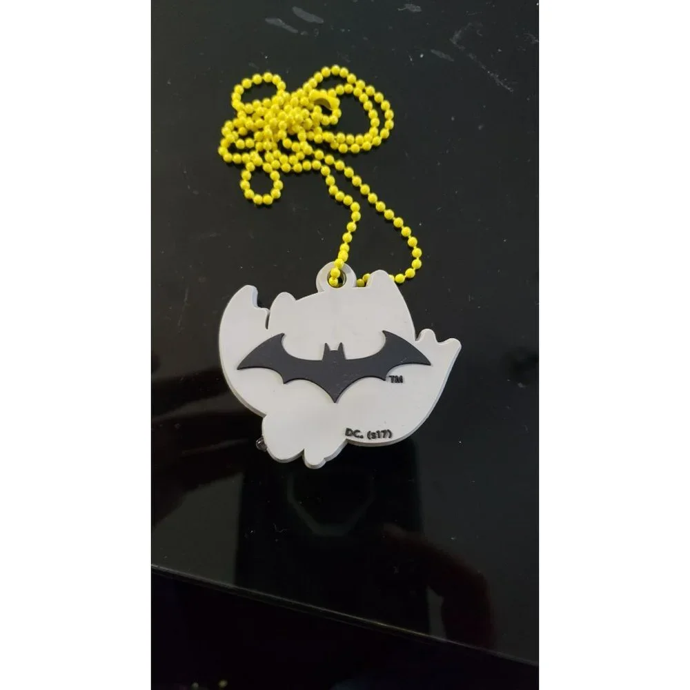 Batman Cape Justice League Light Up Dog‎ Tag vinyl pendant chibi DC Comics cute